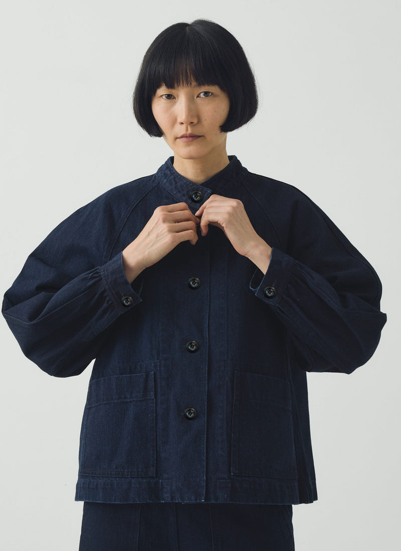 Japanese Indigo Denim Workwear Jacket | Indigo