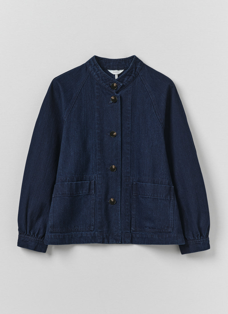 Japanese Indigo Denim Workwear Jacket | Indigo