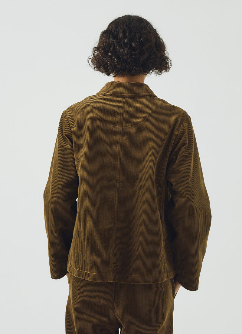 Cotton Cord Jacket | Bronze Green