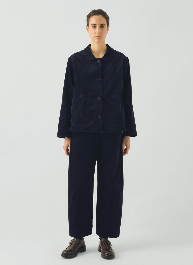 Cotton Cord Jacket | Dark Navy