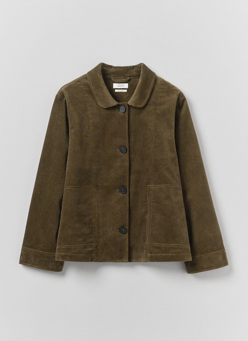 Cotton Cord Jacket | Bronze Green