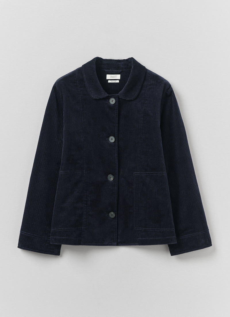 Cotton Cord Jacket | Dark Navy