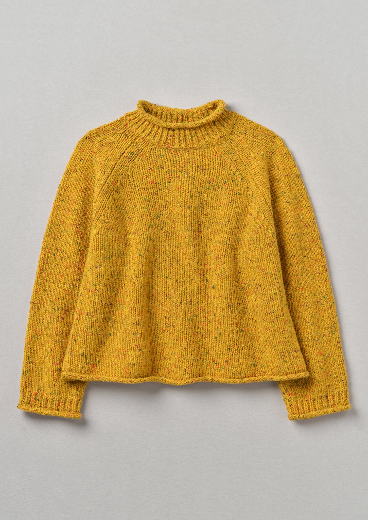 Orla Donegal Wool Sweater | Mimosa Yellow