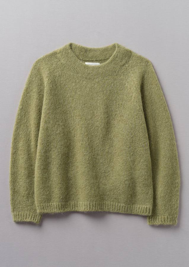 Lofty Alpaca Blend Sweater | Pea Shoot