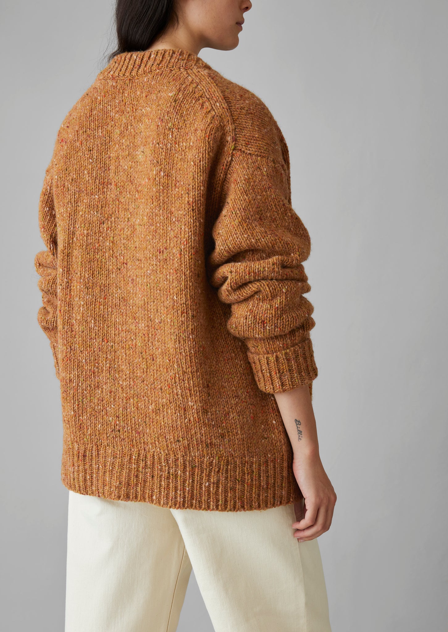 Wool best sale knit jacket