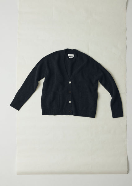 Ffion Wool Cashmere Boxy Cardigan