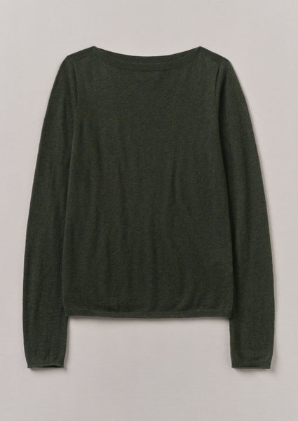 TOAST Sale Fine Wool Cashmere Sweater - Olive Green