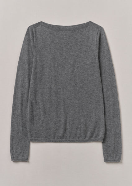 Fine Wool Cashmere Sweater Melange