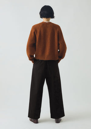 cinnamon　さらっとカーディガン Donegal Wool V Neck Cardigan | Cinnamon | TOAST