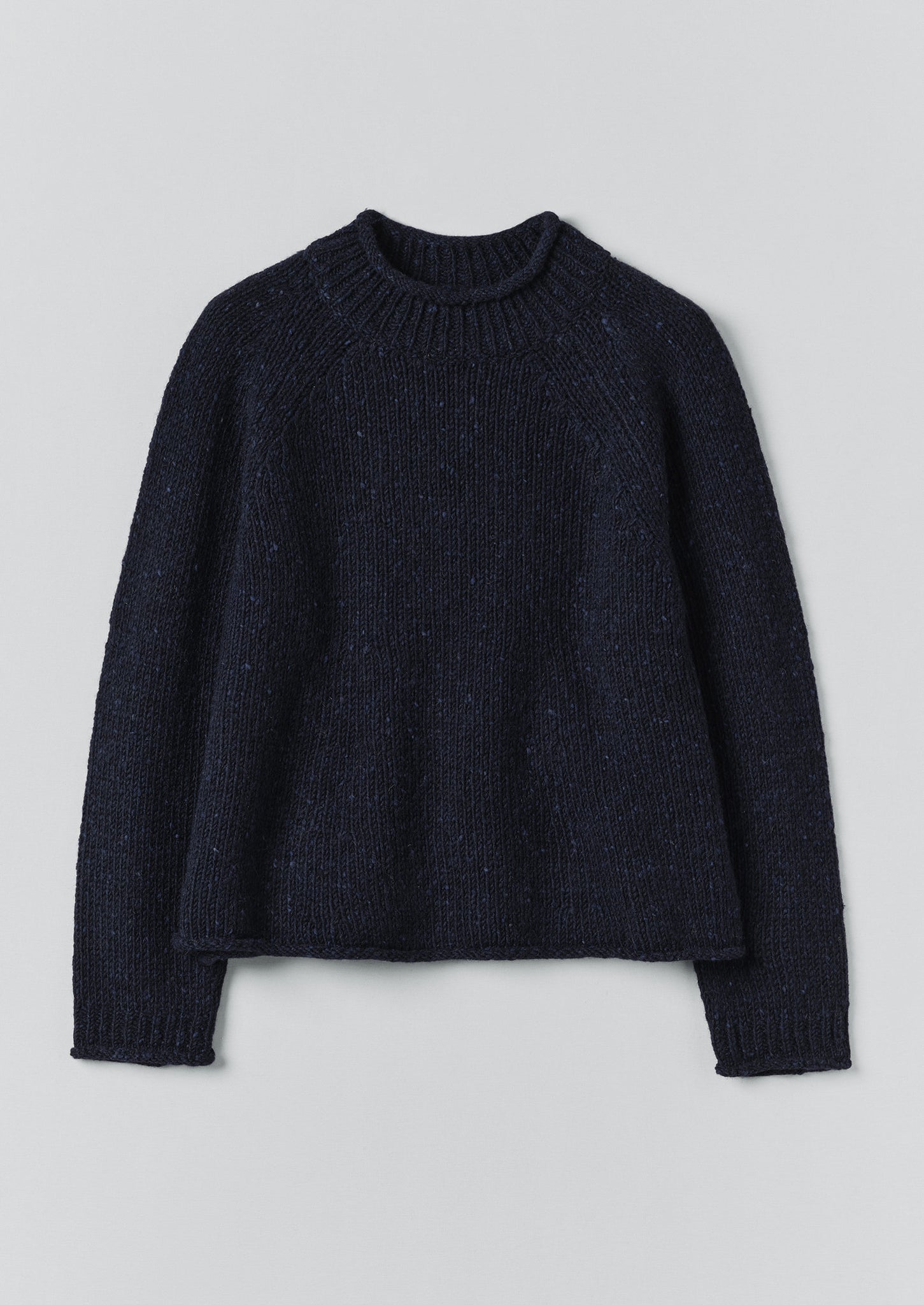 Orla Donegal Wool Sweater | Navy