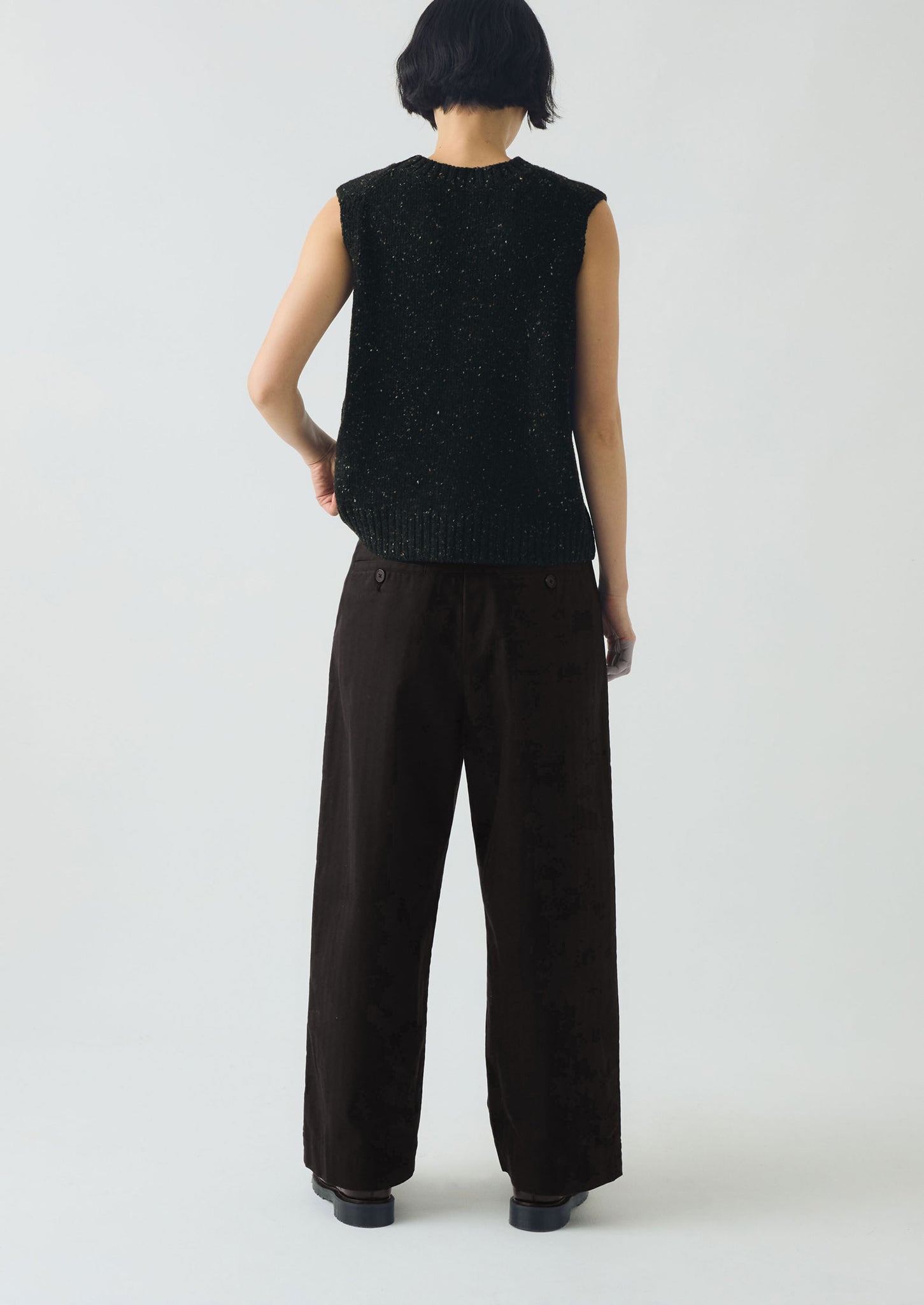 Donegal Merino Tank | Graphite