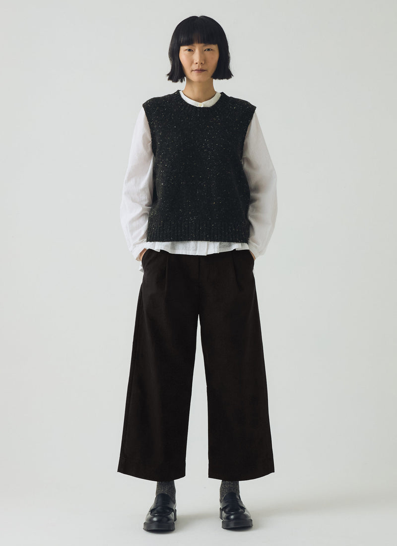 Donegal Merino Tank | Graphite