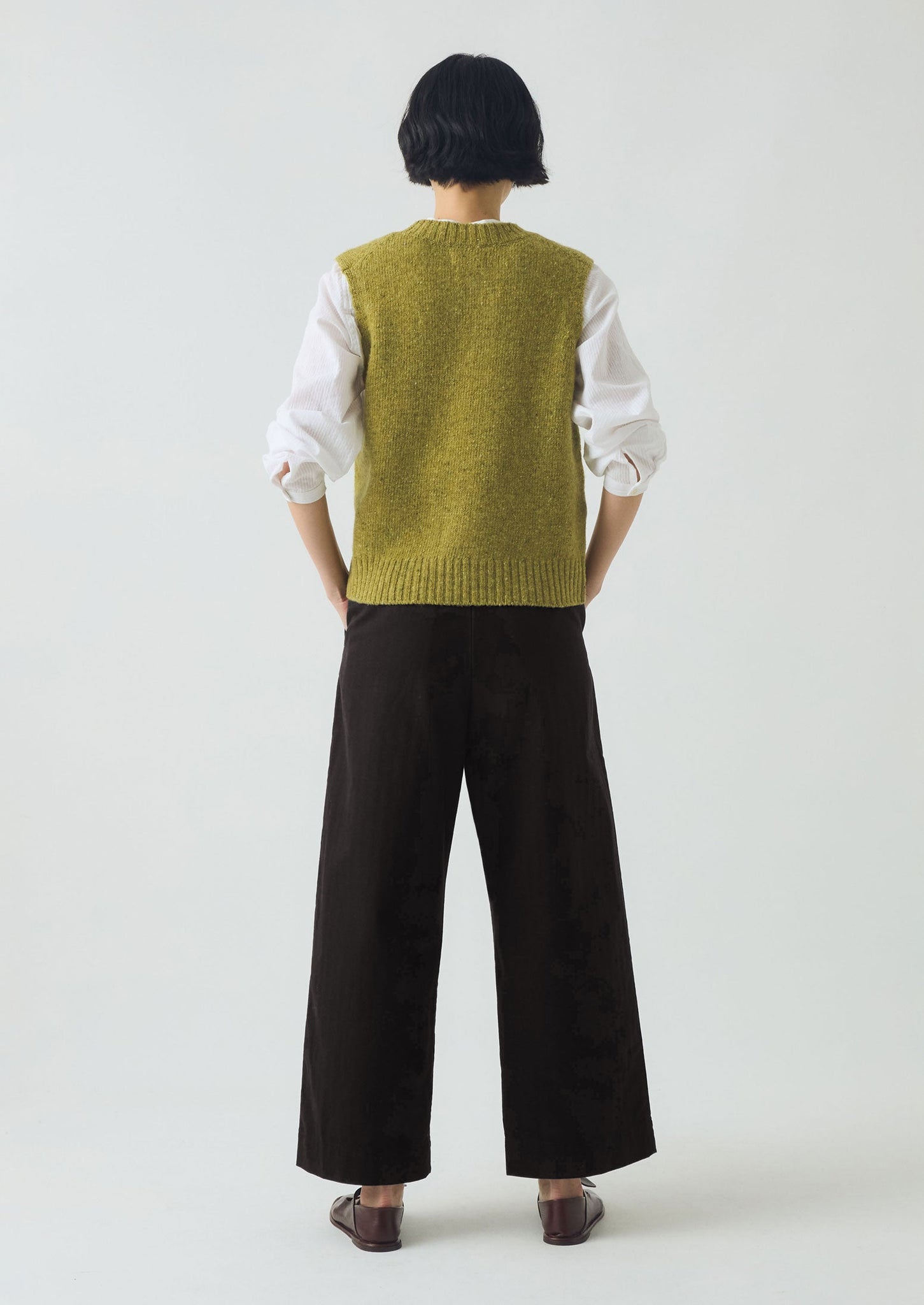 Donegal Merino Tank | Lime