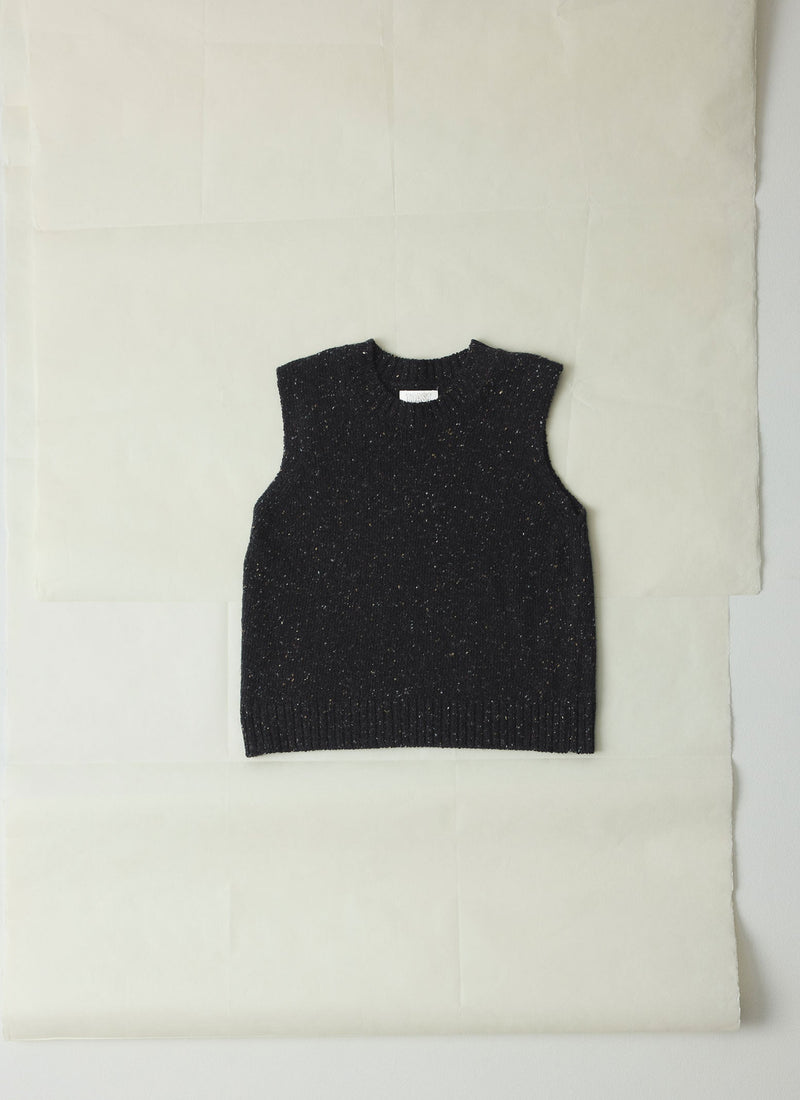 Donegal Merino Tank | Graphite