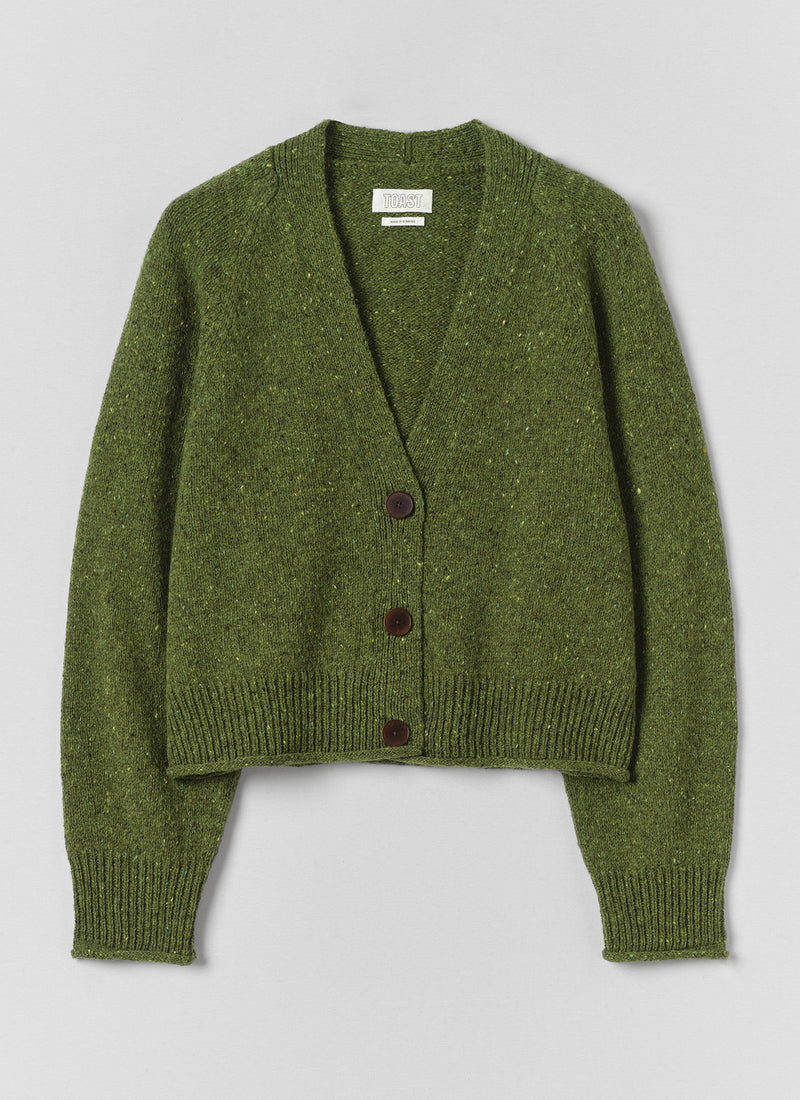 Donegal Wool V Neck Cardigan | Artichoke