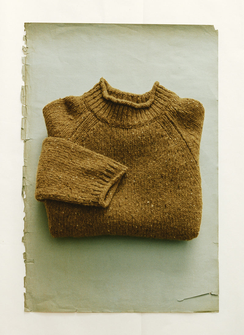 Orla Donegal Wool Sweater | Straw