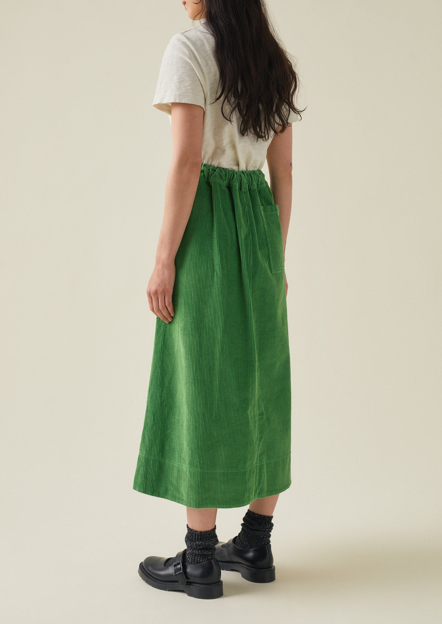 Toast needlecord button front skirt hotsell