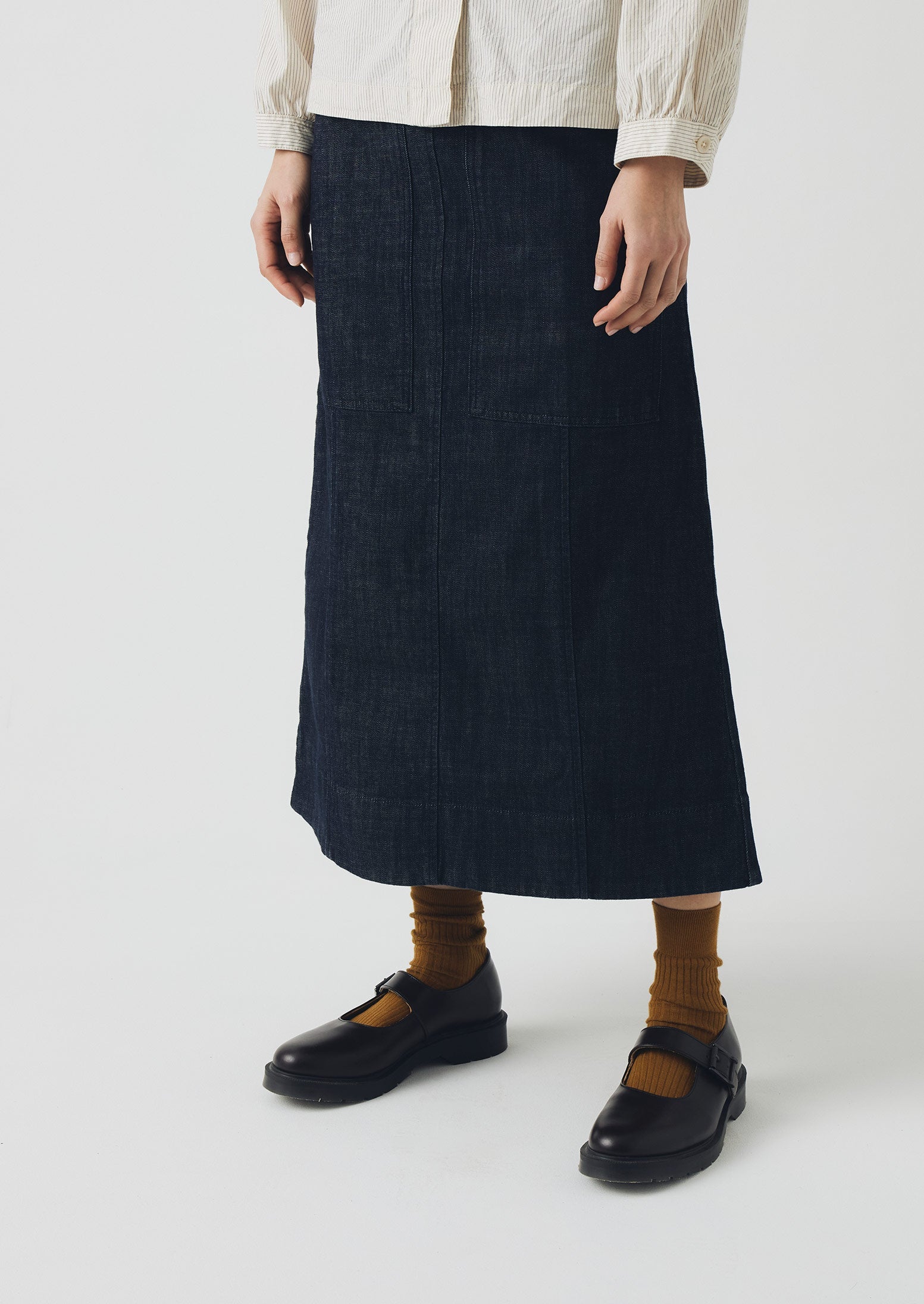 Indigo Back Sateen Petti Skirt
