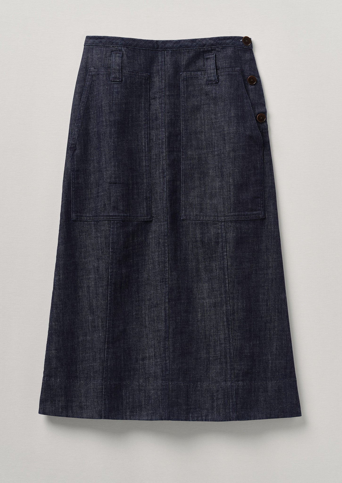 Toast indigo shop denim skirt