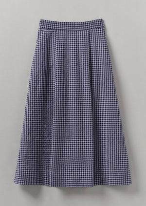 Plaid skirt cotton on online