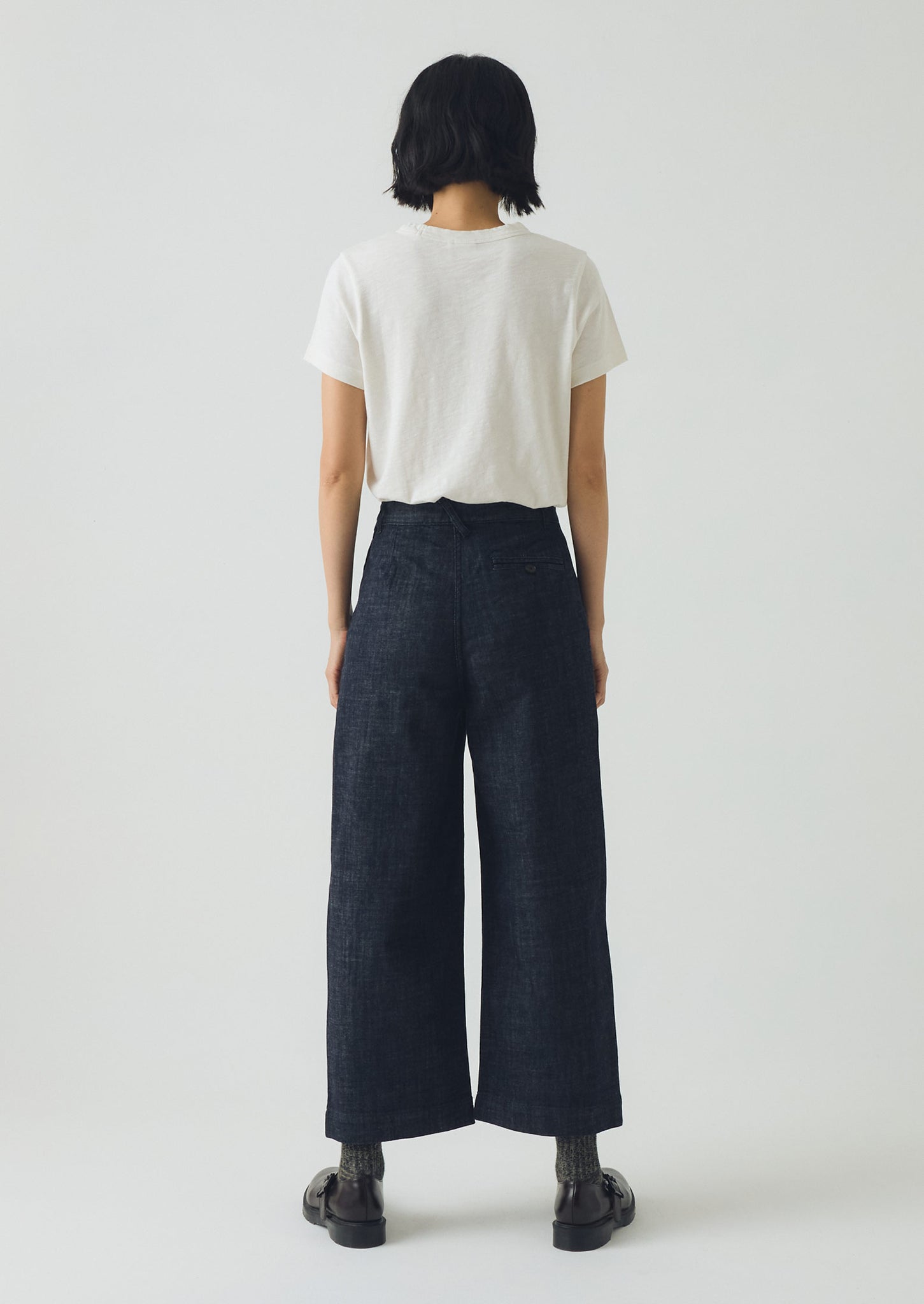 Annie Organic Denim Side Button Jeans | Indigo