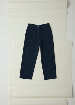 Ashley Organic Cropped Jeans | Indigo