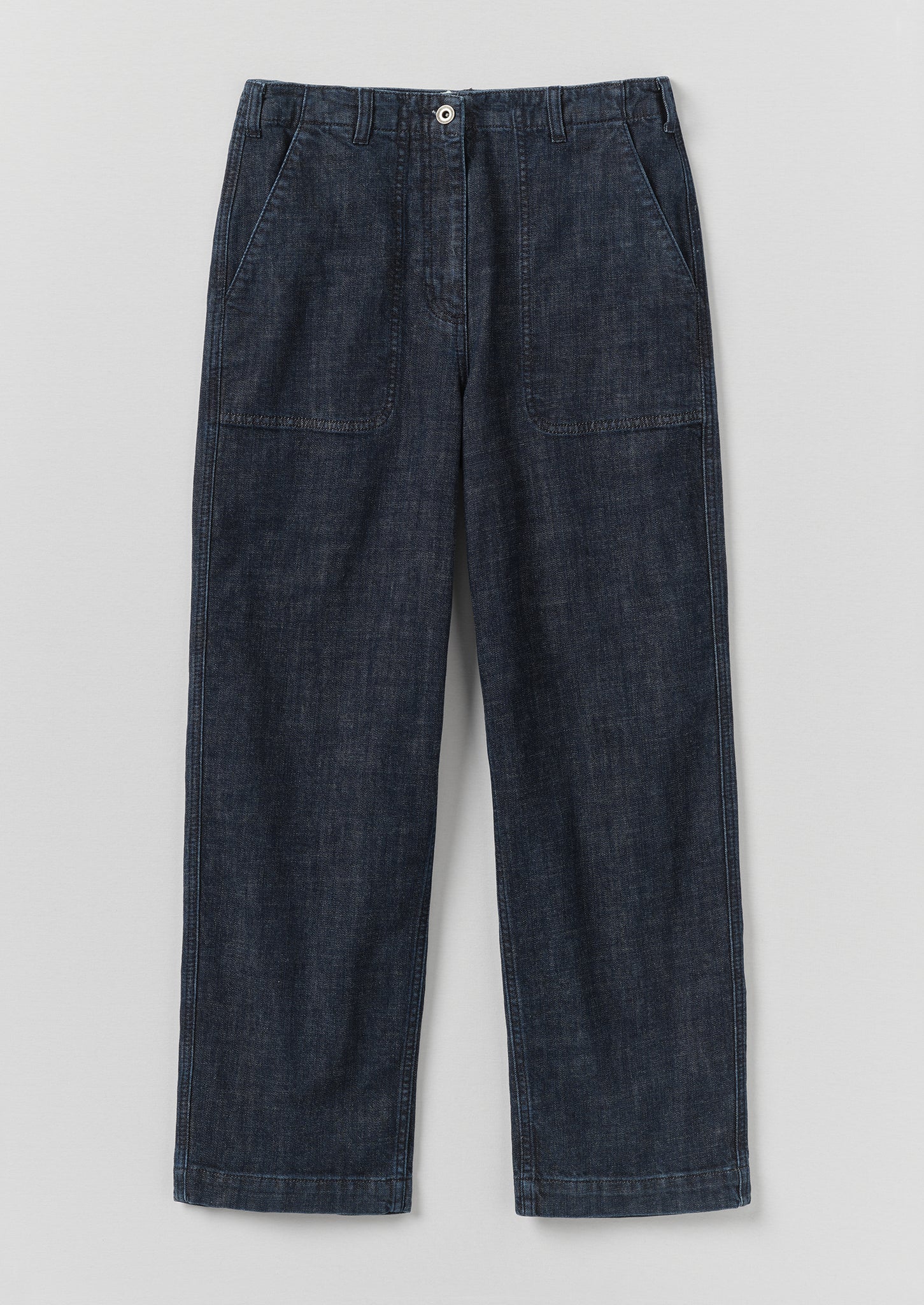 Ashley Organic Cropped Jeans | Indigo