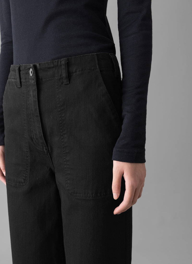 Ashley Cropped Jeans | Black