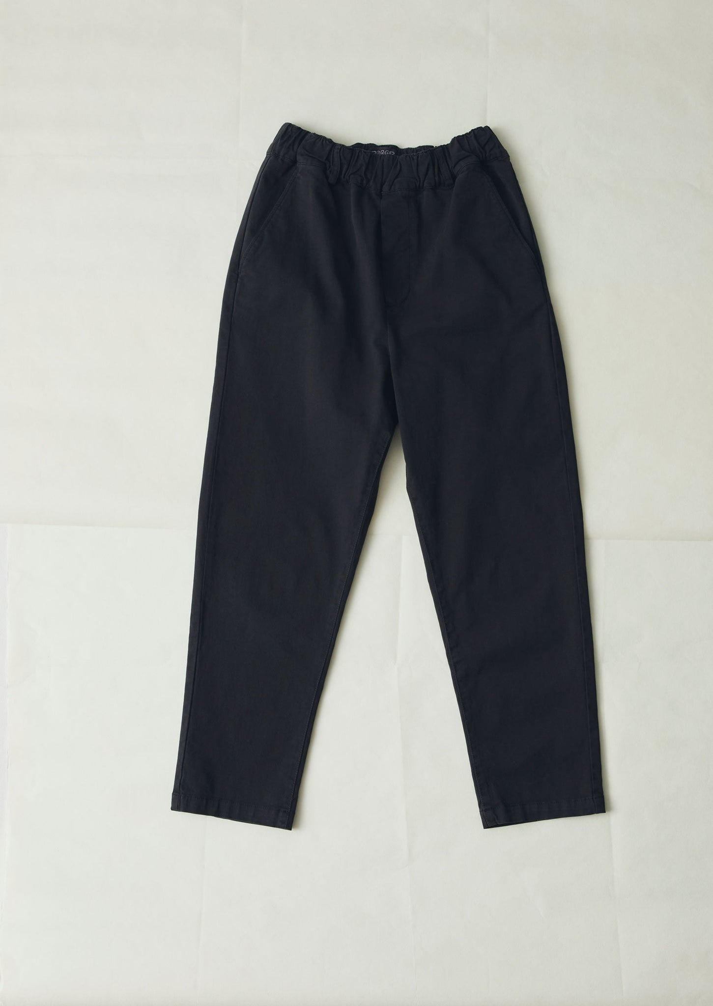 Gabi Cotton Pull On Trousers | Soft Black | TOAST