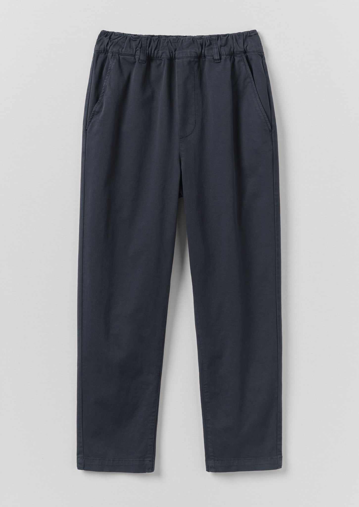 Gabi Cotton Pull On Trousers | Storm Blue