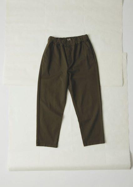 Gabi Cotton Pull On Trousers Loden