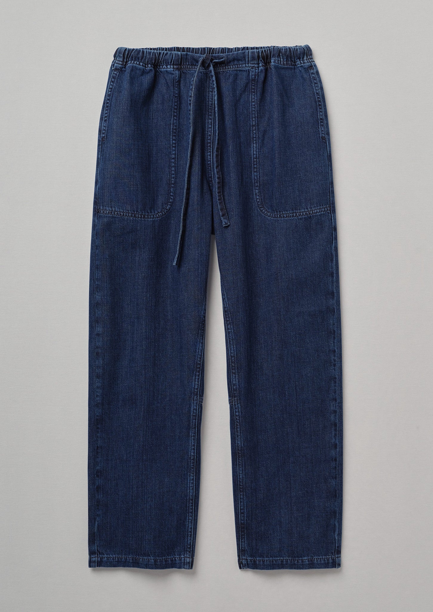 Suki Panelled Denim Trousers, Indigo