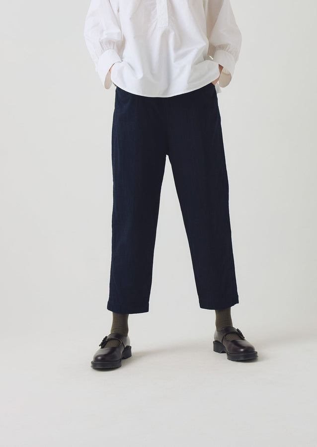Alix Indigo Twill Trousers | Indigo