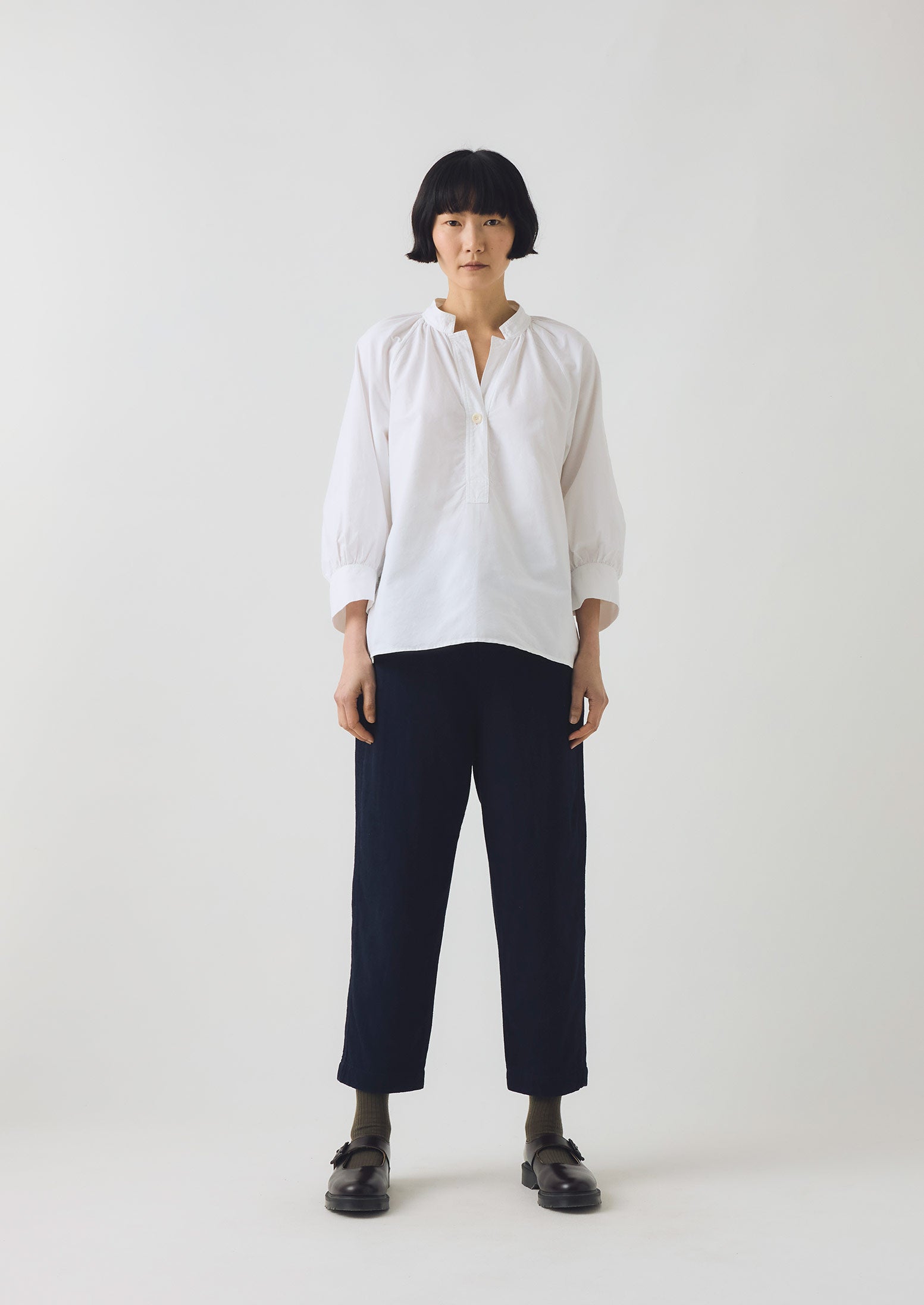 Alix Indigo Twill Trousers | Indigo | TOAST