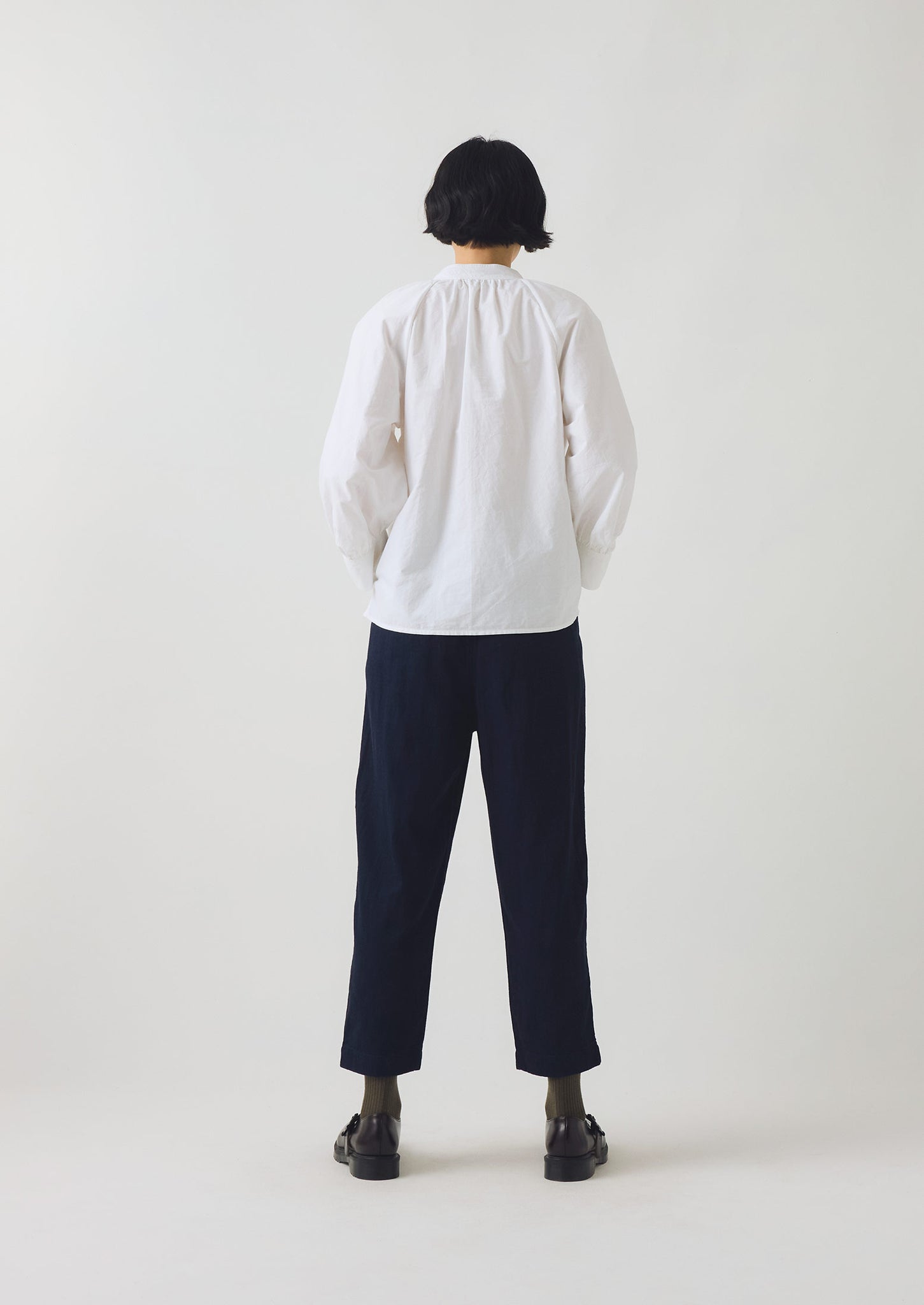 Alix Indigo Twill Trousers | Indigo