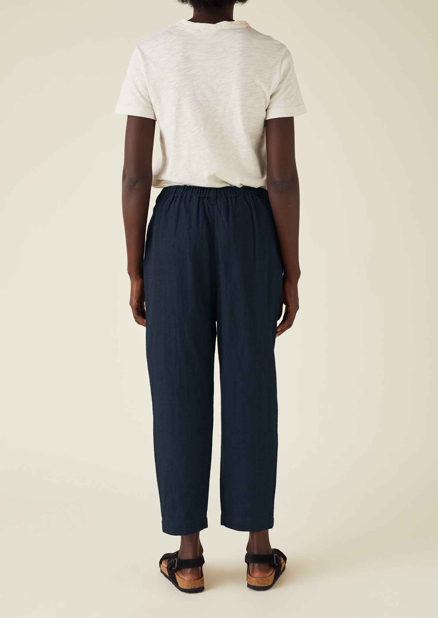 Alix Indigo Twill Trousers | Indigo