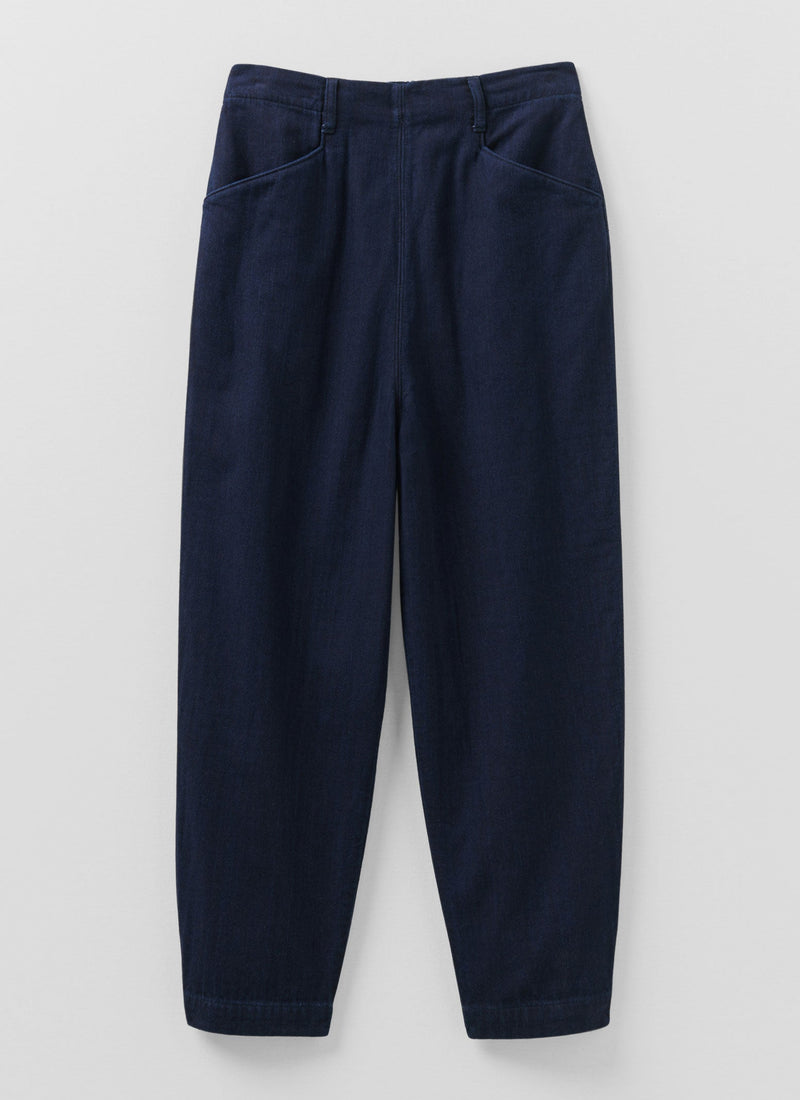 Alix Indigo Twill Trousers | Indigo