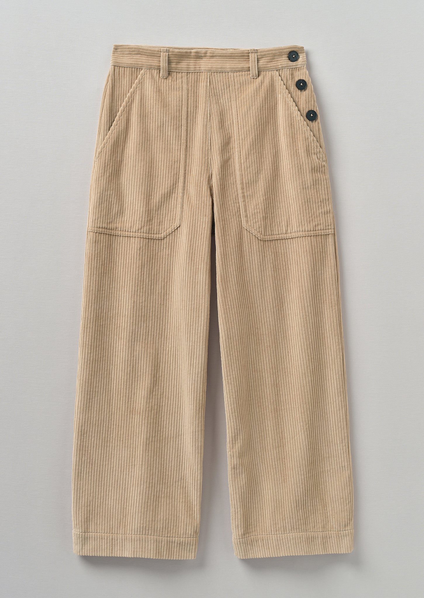 Cropped corduroy best sale trousers