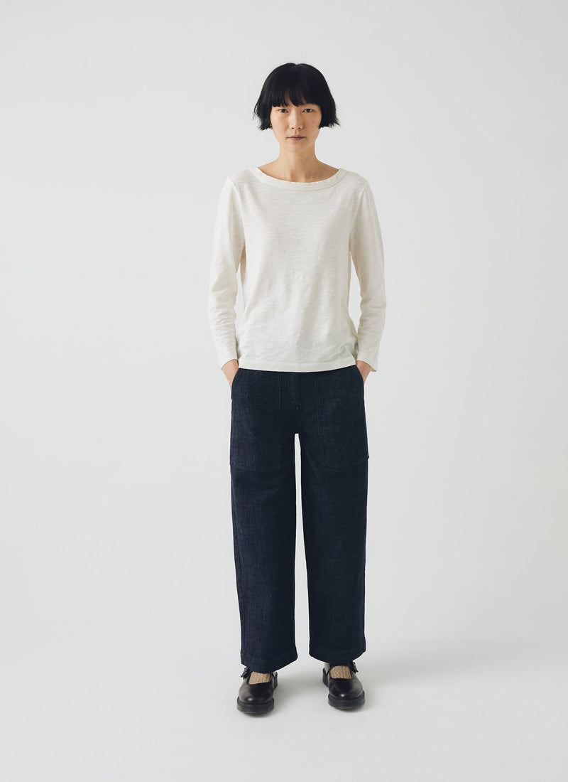 Indigo Denim Workwear Trousers | Indigo