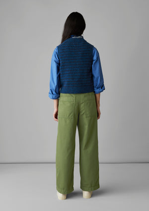 Garment Dyed Denim Trousers | Artichoke