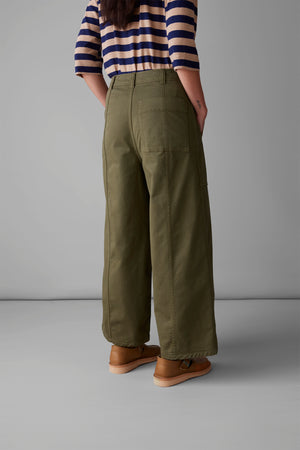 DOLCE & GABBANA Tapered pleated cotton-twill pants | THE OUTNET