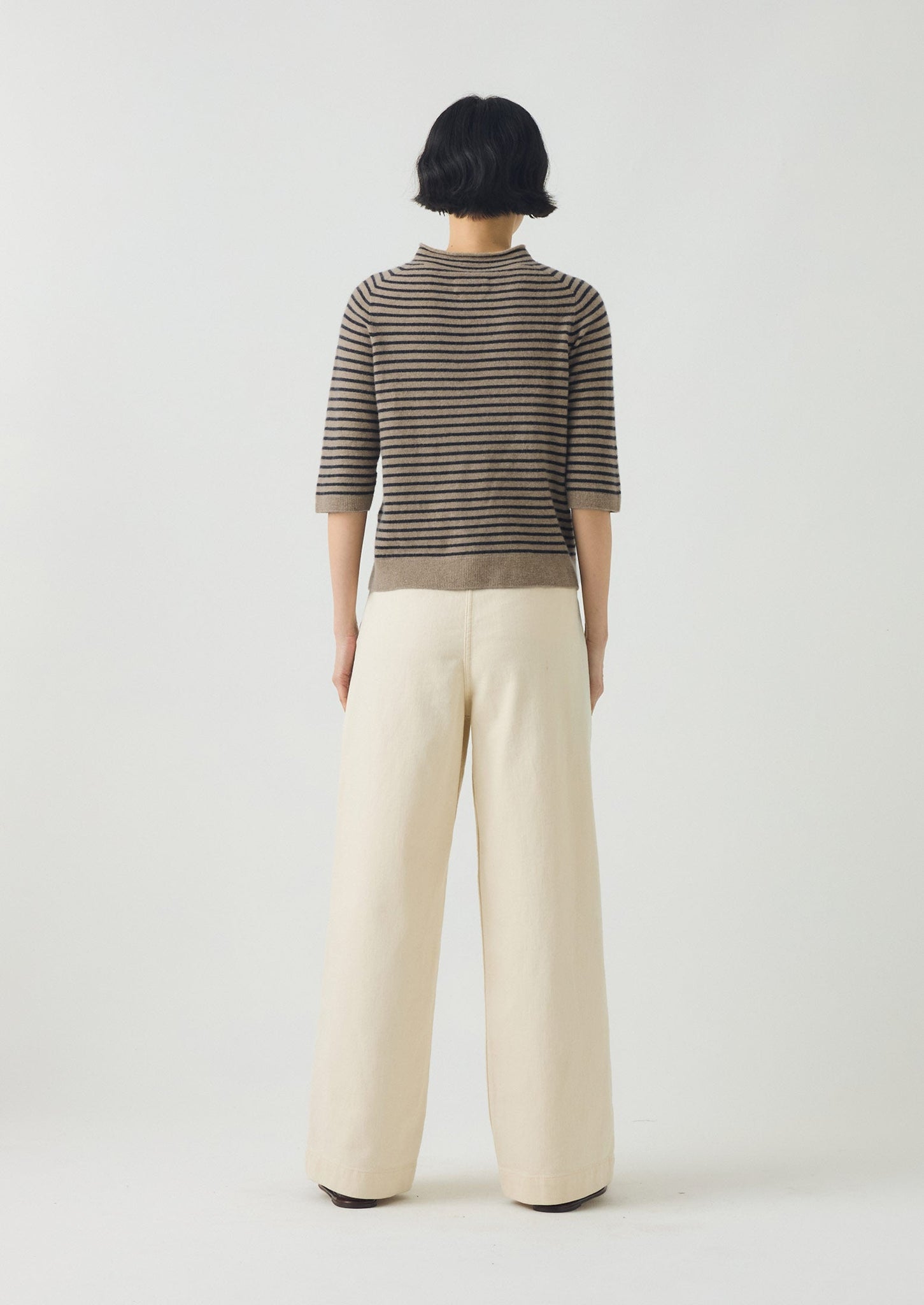 Annie Organic Denim Full Length Jeans | Ecru