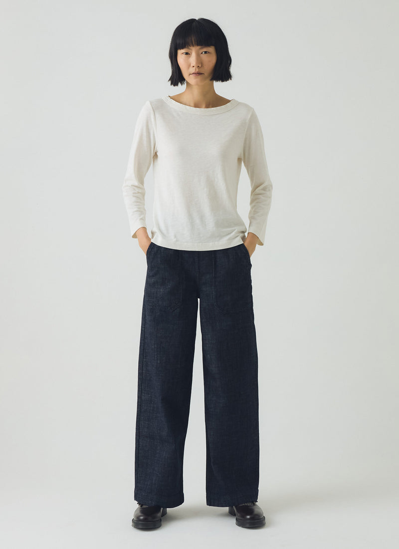 Annie Organic Denim Full Length Jeans | Indigo