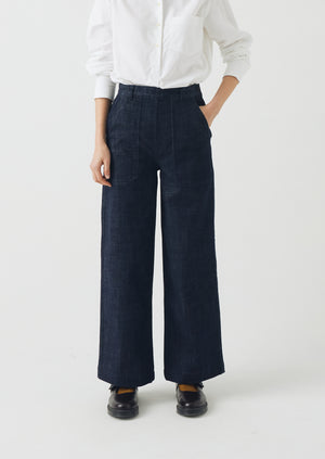 Annie Organic Denim Full Length Jeans | Indigo