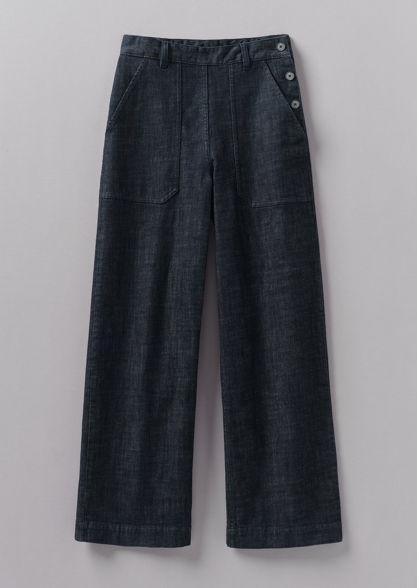 Annie Organic Denim Full Length Jeans | Indigo | TOAST