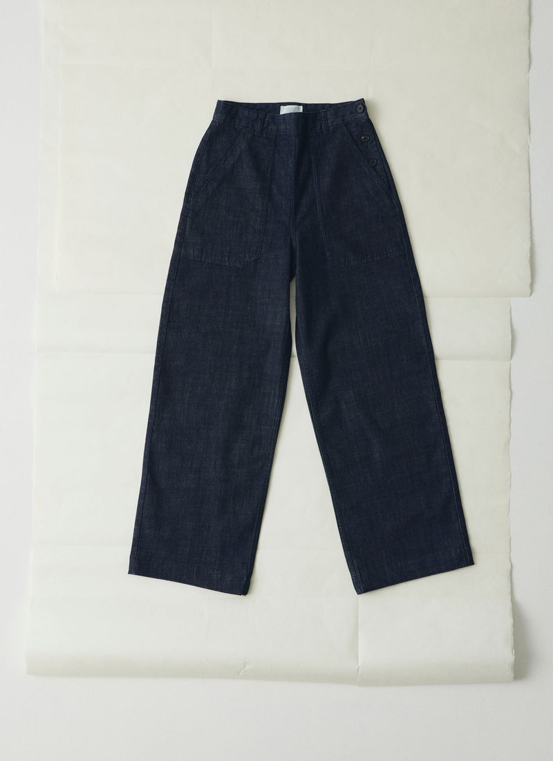 Annie Organic Denim Full Length Jeans | Indigo