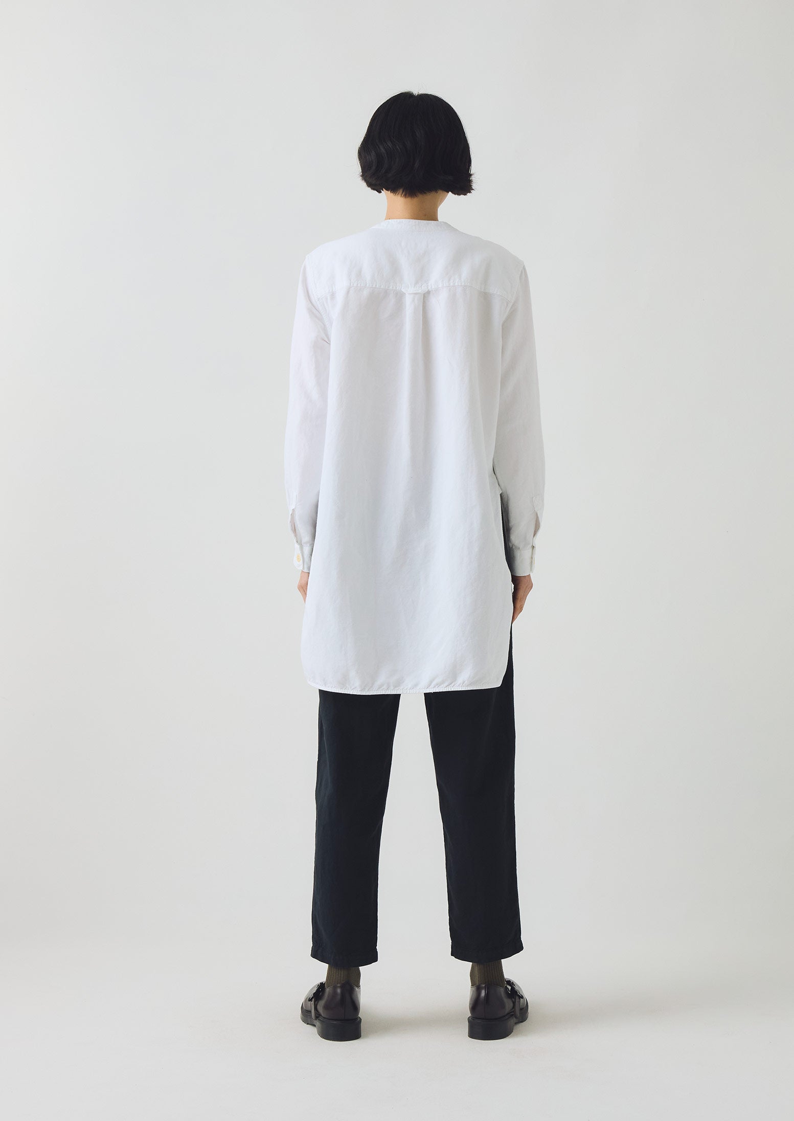 Alix Cotton Linen Trousers | Slate Navy | TOAST