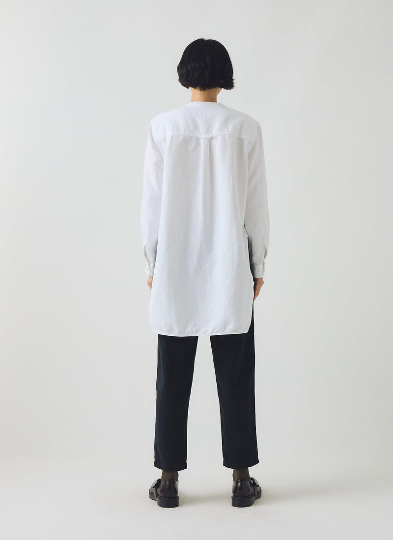 Alix Cotton Linen Trousers | Slate Navy