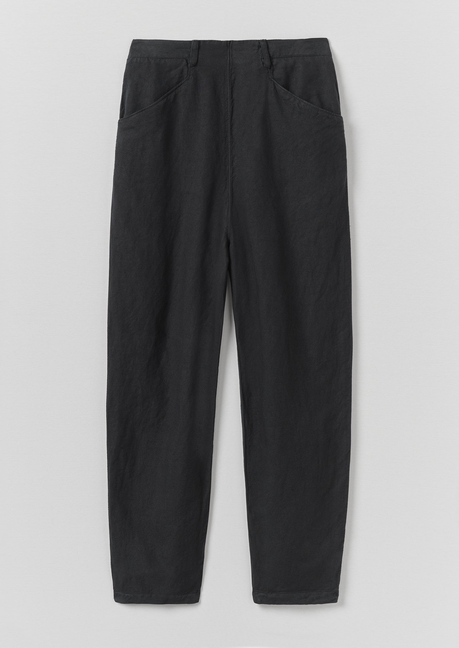 Alix Cotton Linen Trousers | Slate Navy | TOAST