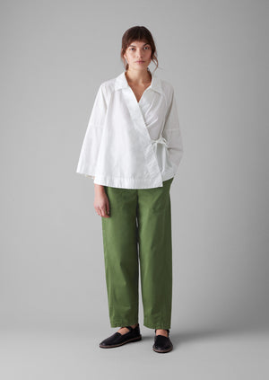 Cotton Twill Pull On Trousers | Propagator Green